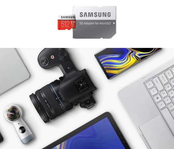 SAMSUNG microSD EVO Plus, класс 10, U3, 64 ГБ, 128 ГБ, 256 ГБ, для смартфона, планшета, камеры, TF, micro SD карта, карта памяти
