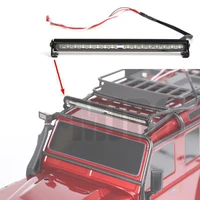 rc car parts trx4 metal led roof lamp light bar for 110 rc crawler trax 90046 90047 rc4wd trx 4 trx4 axial car accesories