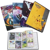160pcs takara tomy containing album toys for novelty gift pokemon cards book album book top loaded playcard list games for kids