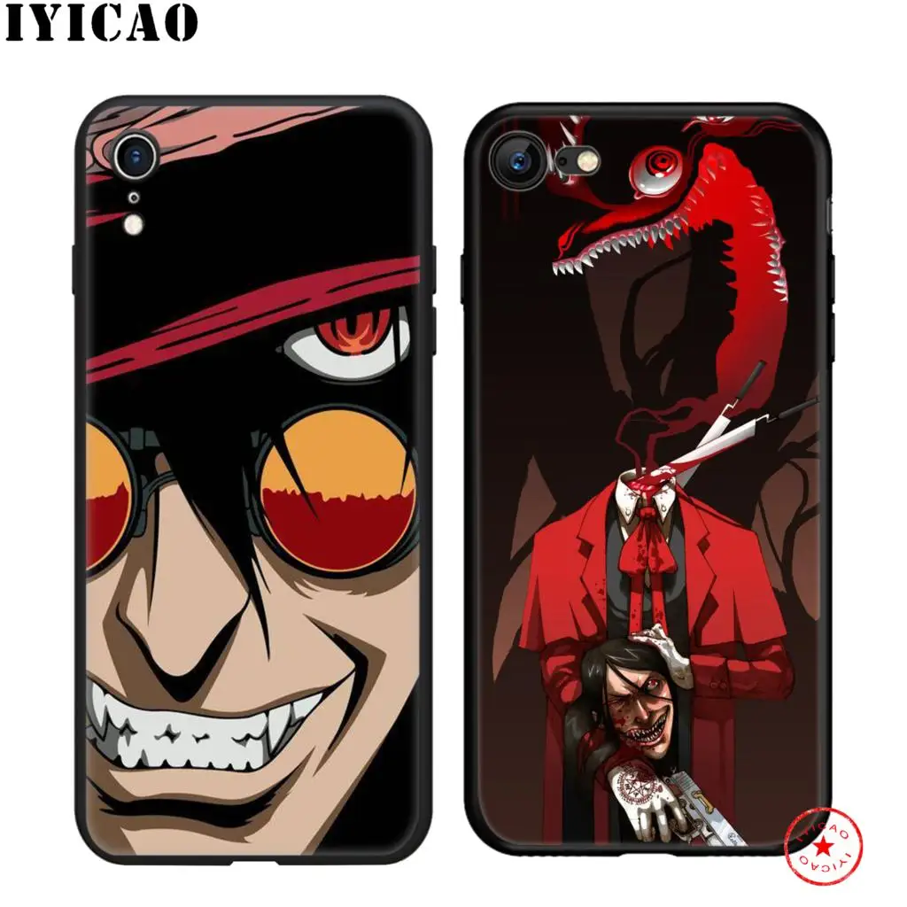 IYICAO Хеллсинг Алукард мягкий черный силиконовый чехол для iPhone 11 Pro Xr Xs Max X или 10 8 7 6