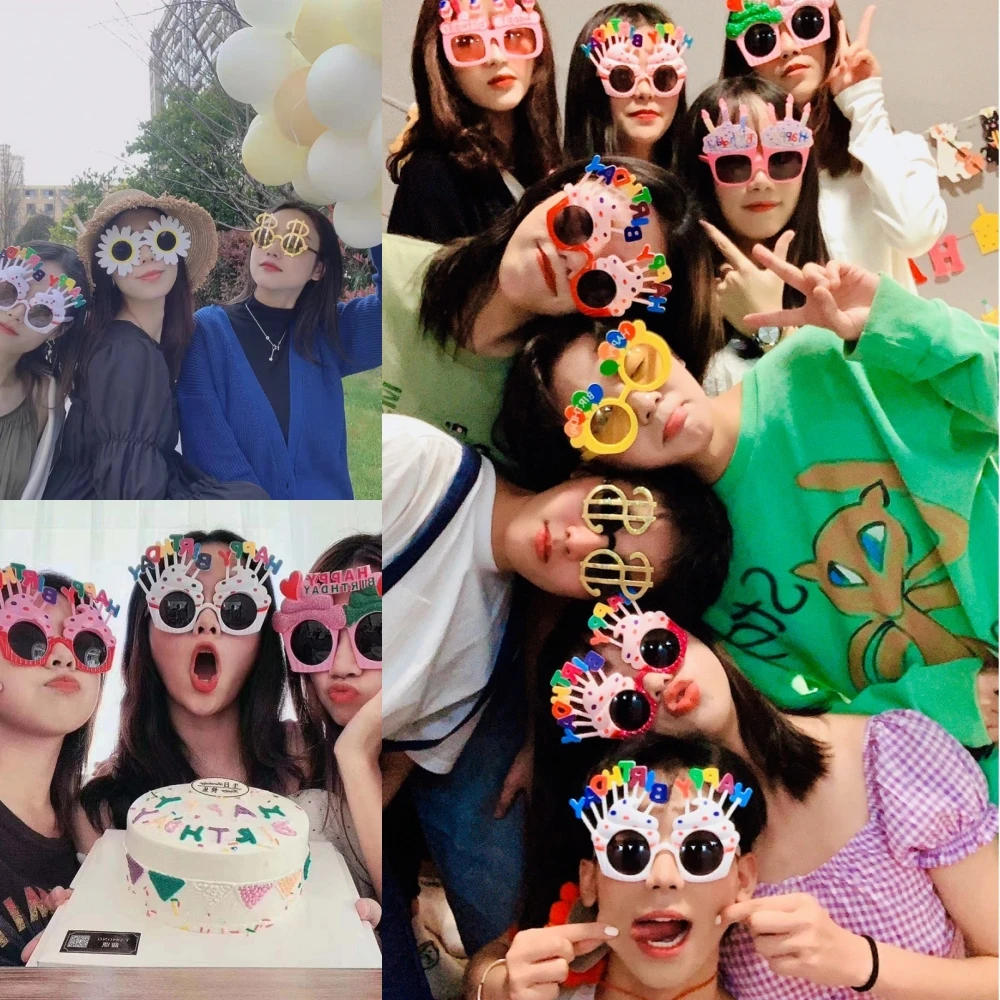 Детские очки для вечеринки на день рождения забавный реквизит фотосессии
