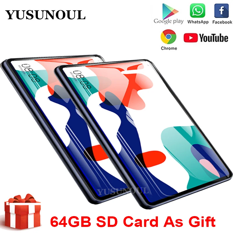 Планшет Google 10 дюймов 2.5D IPS экран две SIM карты|Планшеты| |