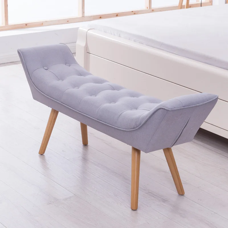 126*32*52 см табуреты Пуфики (массив дерева ткань обувь для спальни кровать одежда