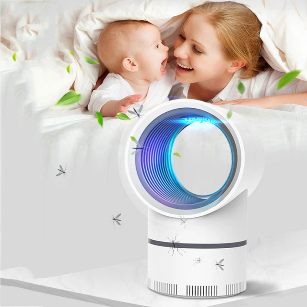 

USB 5V Mosquito Killer LED Lamp Fly Insect Trap Catch Lamp Household Mute Radiation Free Anti Mosquito Lamp
