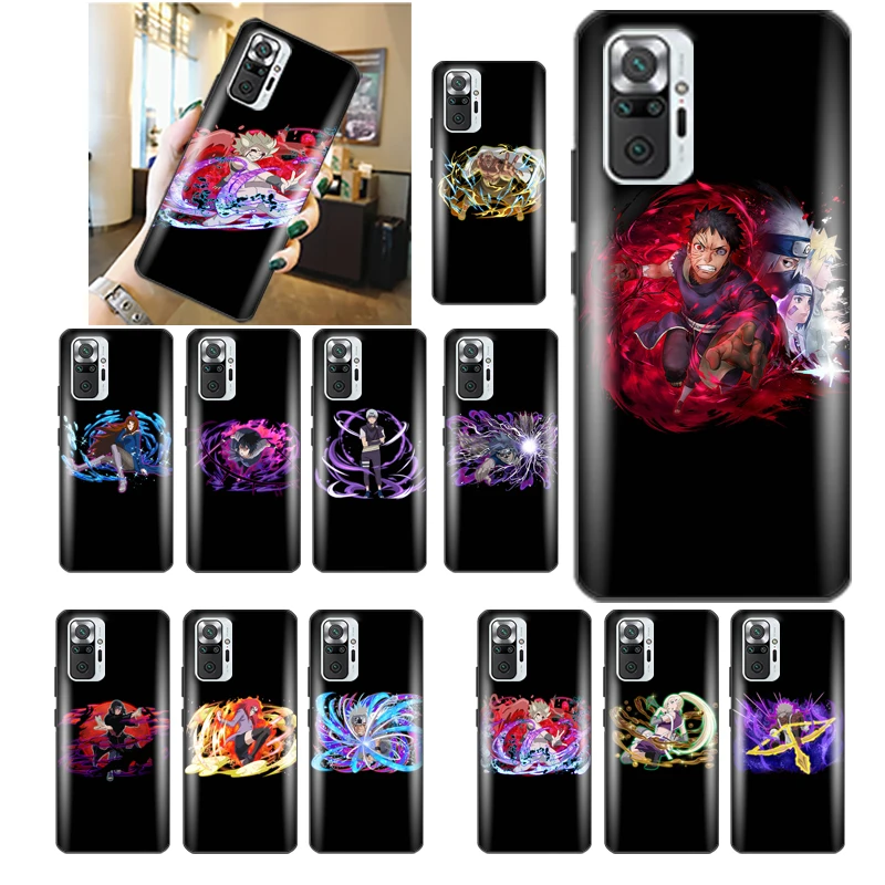 

Akatsuki Kakashi Sasuke N-Naruto Phone Case For Redmi Note 10 10X 10T Pro 4G 5G Aesthetic Anime Waterproof Funda Cute Shell