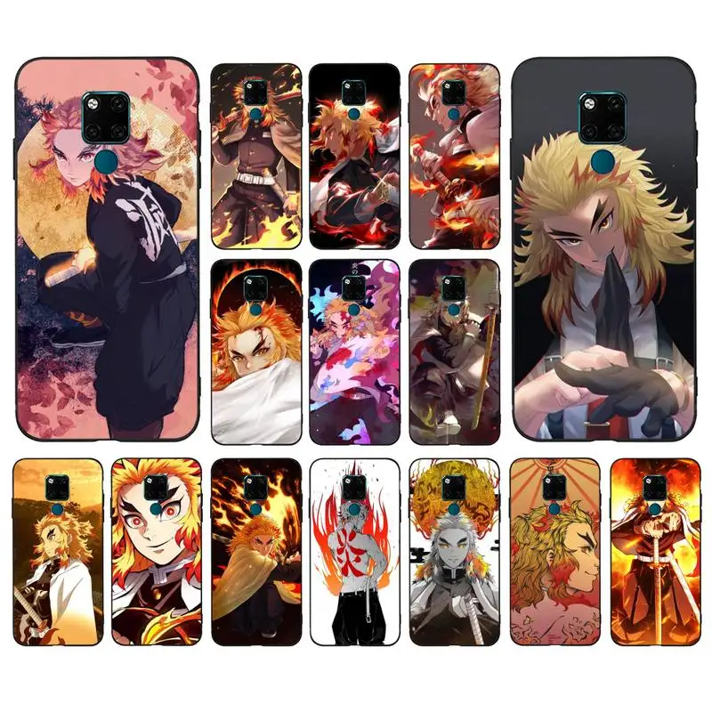 

Yinuoda Rengoku Kyoujurou Demon Slayer Kimetsu no Yaiba Phone Case for Huawei Mate 20 10 9 40 30 lite pro X Nova 2 3i 7se