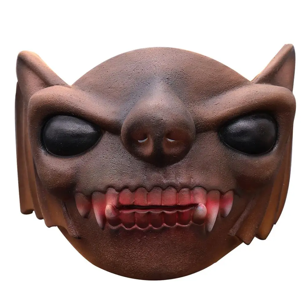 Латексная Маска дреды маскарадное платье косплей маска летучей мыши музыка