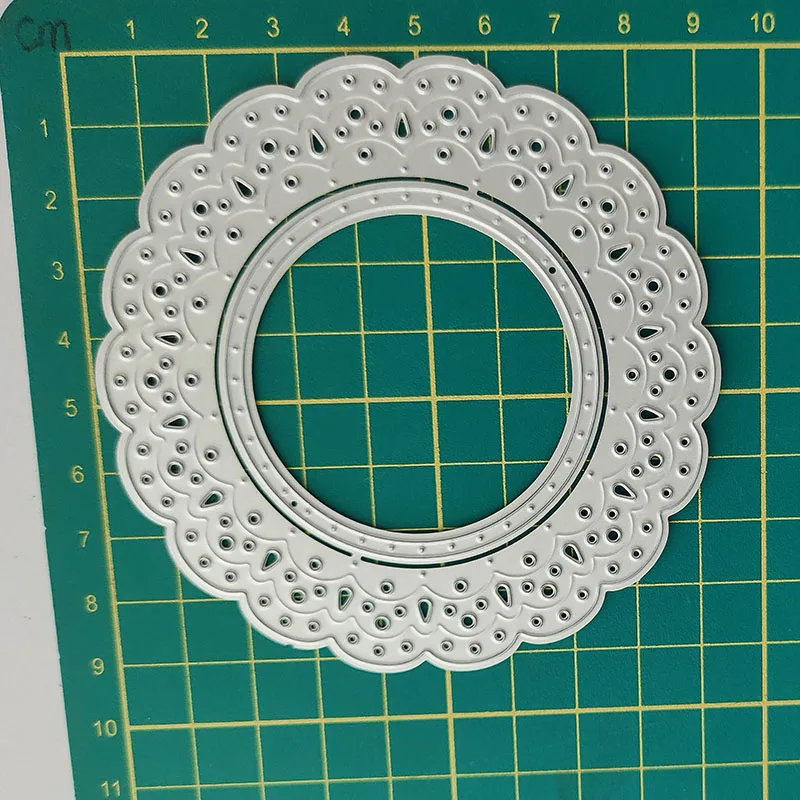 ługa koronkowa ramka wykrojniki do metalu dla majsterkowiczów album scrapbookingu papierowa dekoracja kartek rzemiosło tłoczenie 2021 nowe