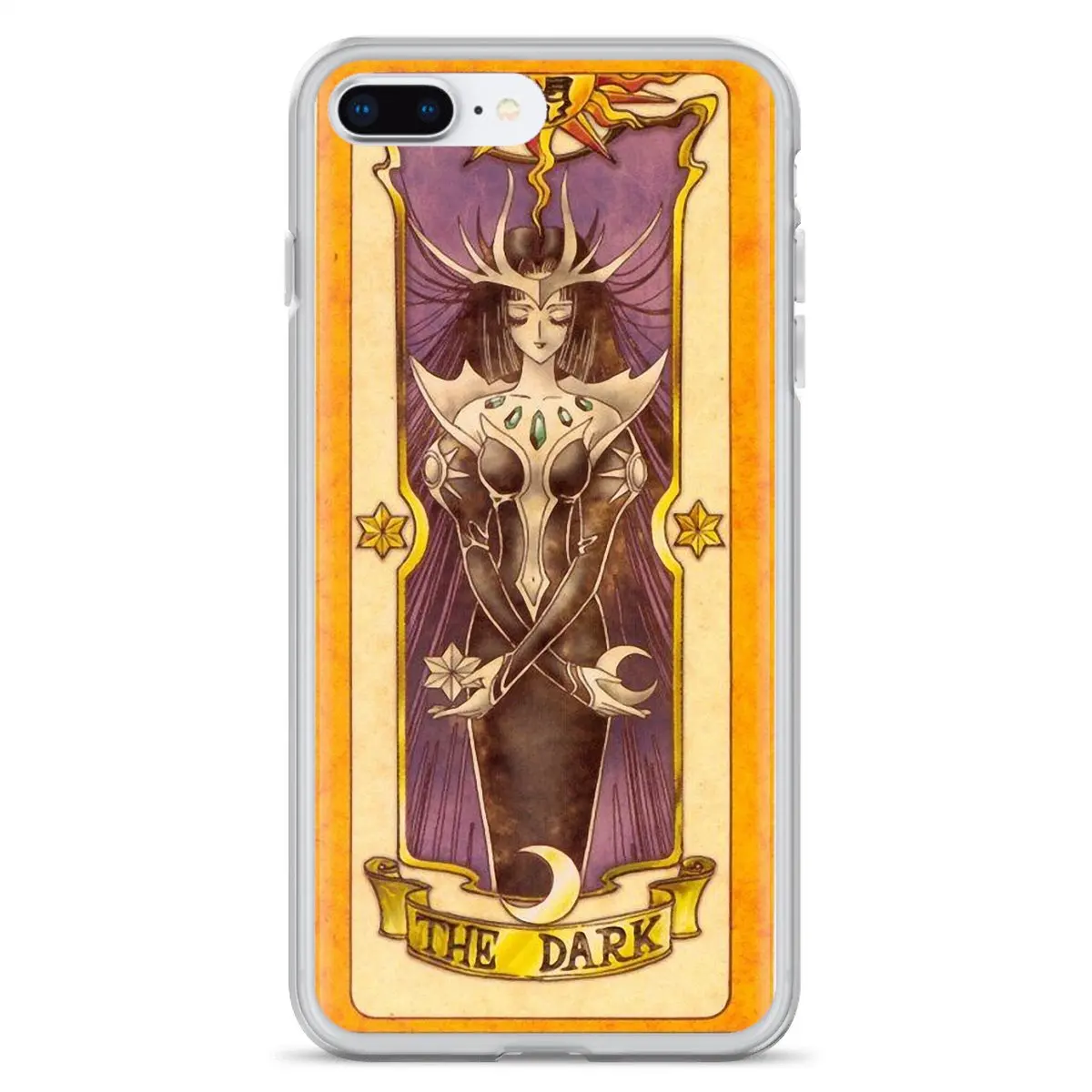 Силиконовый чехол Сакура карта captor Голосовая для iPhone 11 Pro 4 4S 5 5S SE 5C 6 6S 7 8 X XR XS Plus Max
