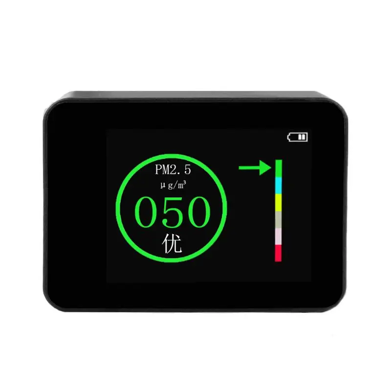 

Air Quality Tester Portable Laser PM2.5 Detector Smart Monitor For Home Office Car