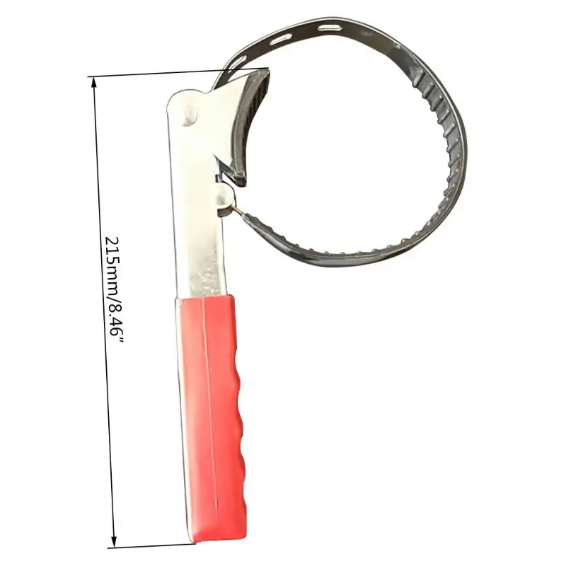 

Flexible Stainless Steel Oil Filter Wrench for Superior Gripping Power Fuel Filters and Oil Filters