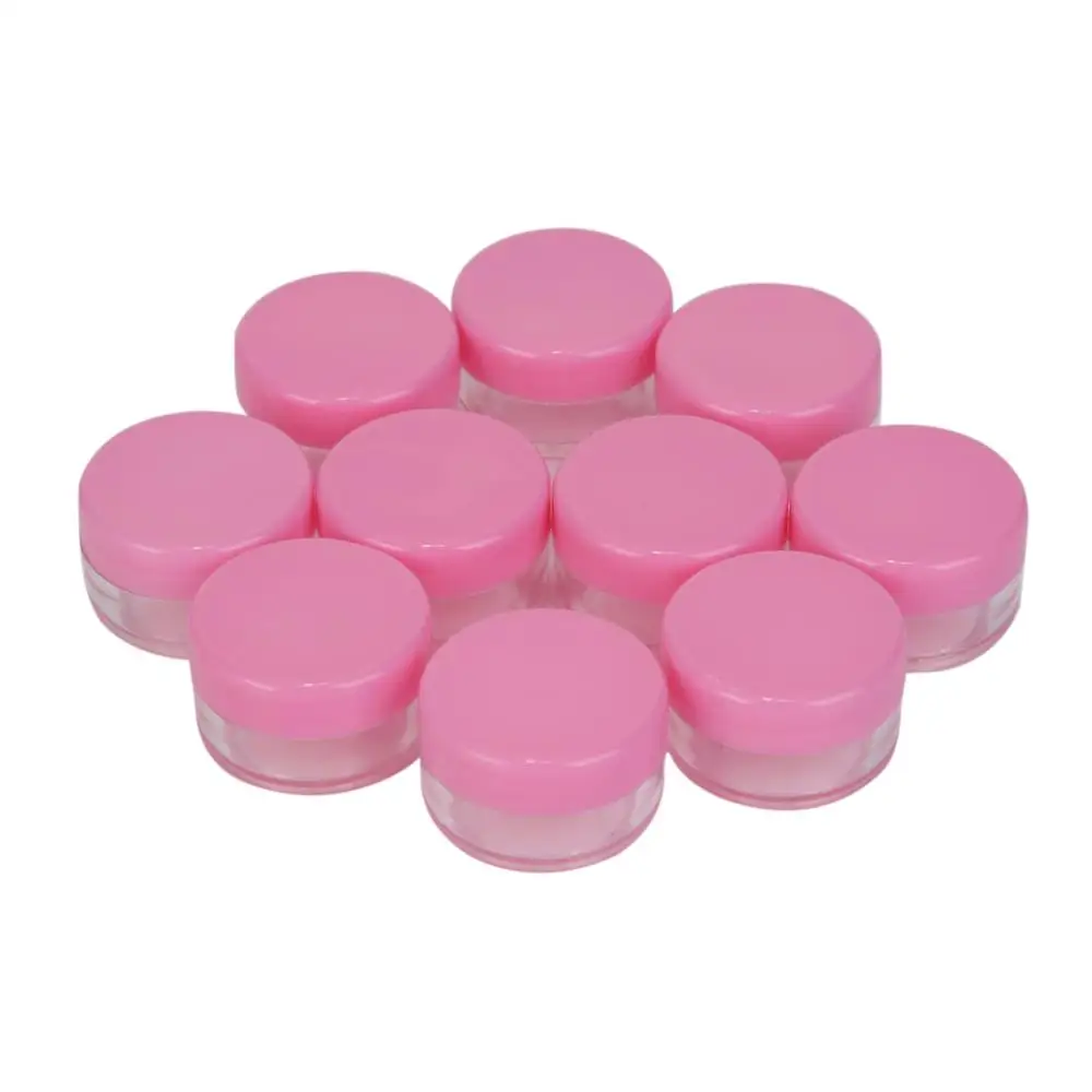 10 шт. портативная Косметическая банка коробка для макияжа крем ногтей