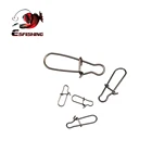 Стальные рыболовные зажимы KESFISHING, 50 шт., зажимы Fastlock, соединитель безопасности, аксессуары, снасти для приманки, крючки