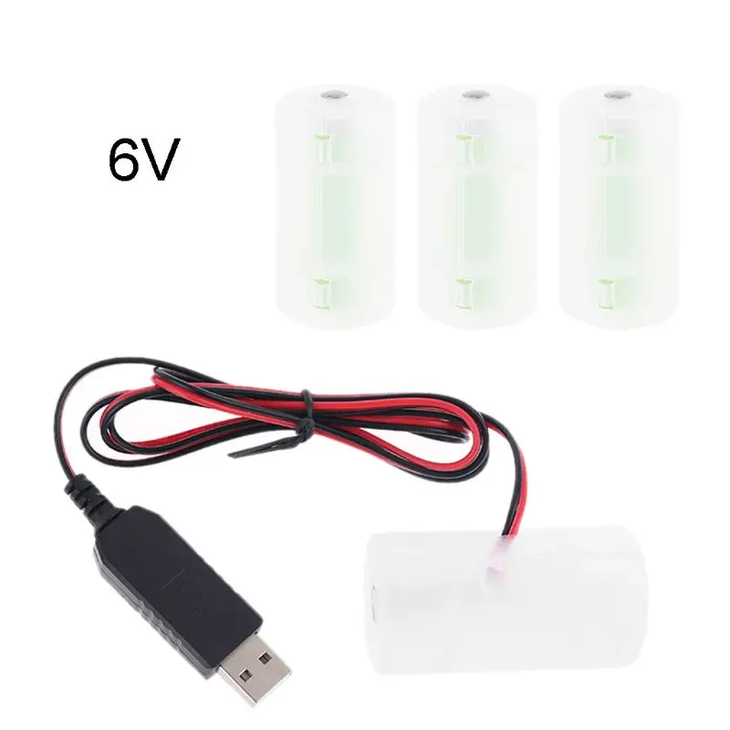 D батарея Eliminator кабель питания USB может заменить от 1 до 4 шт LR20 Аккумулятор для