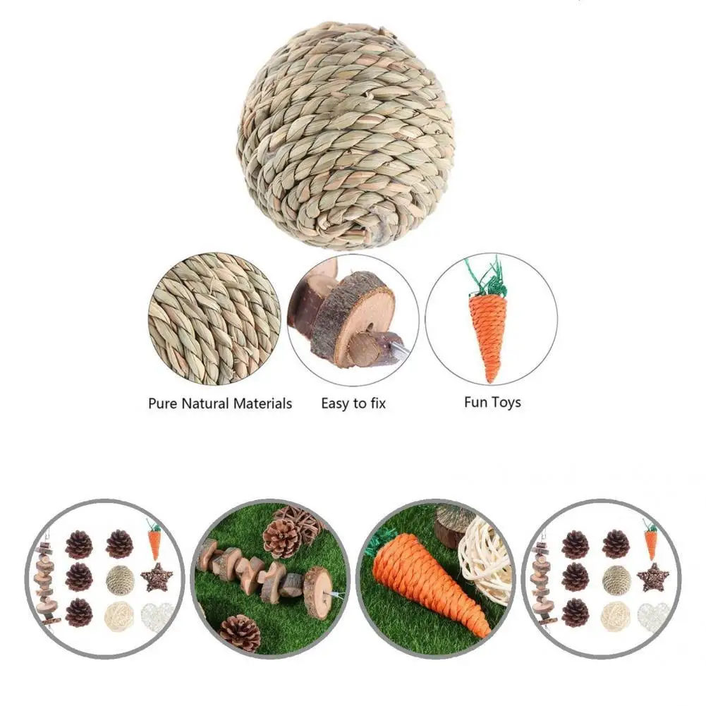 

Тренировочный Натуральный Деревянный хомяк, забавные игрушки для ухода за зубами, маленькие товары для домашних животных