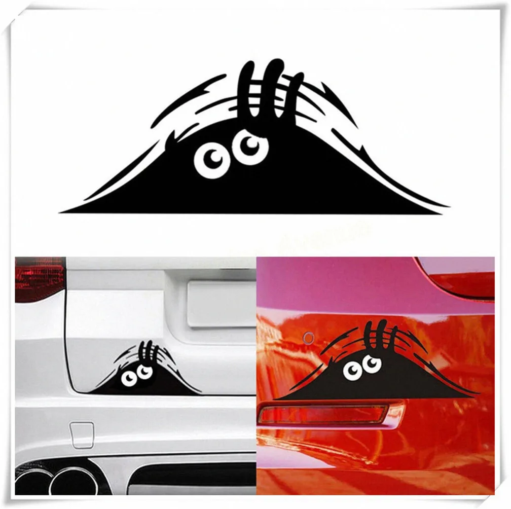 Автомобильные наклейки черный подглядывающий монстр для Renault Latitude Laguna Frendzy dezharane