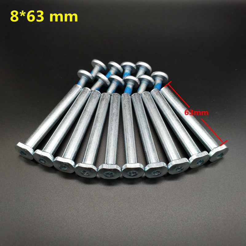 Бесплатная доставка скутер ось аксессуары винт 8*28 8*40 8*63 мм 10 шт./лот|Детали и для