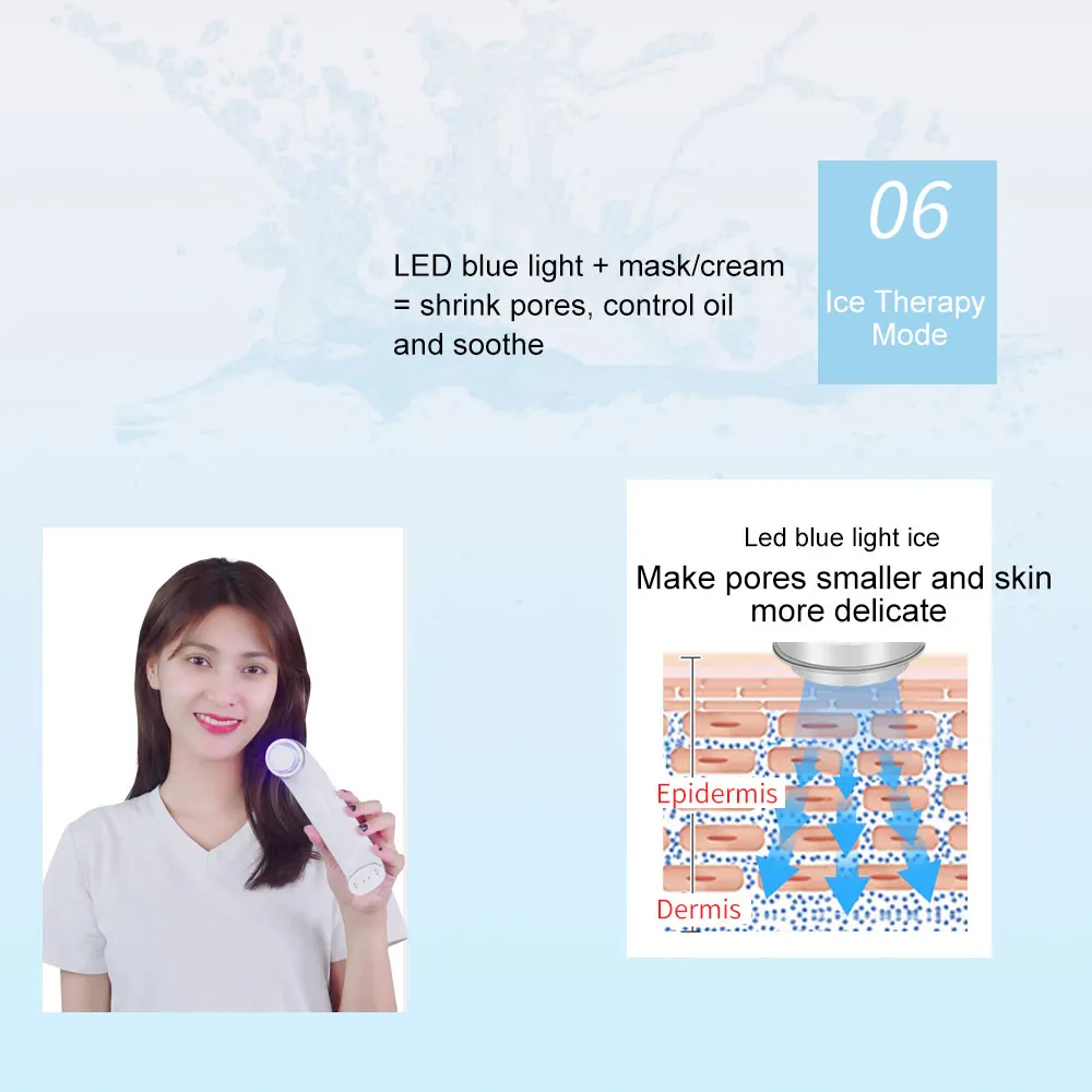 

308C RF EMS Skin Care Tool Spa Home Use Device Massager for Face Radio Frequency Beauty Appliances Face Lift Device