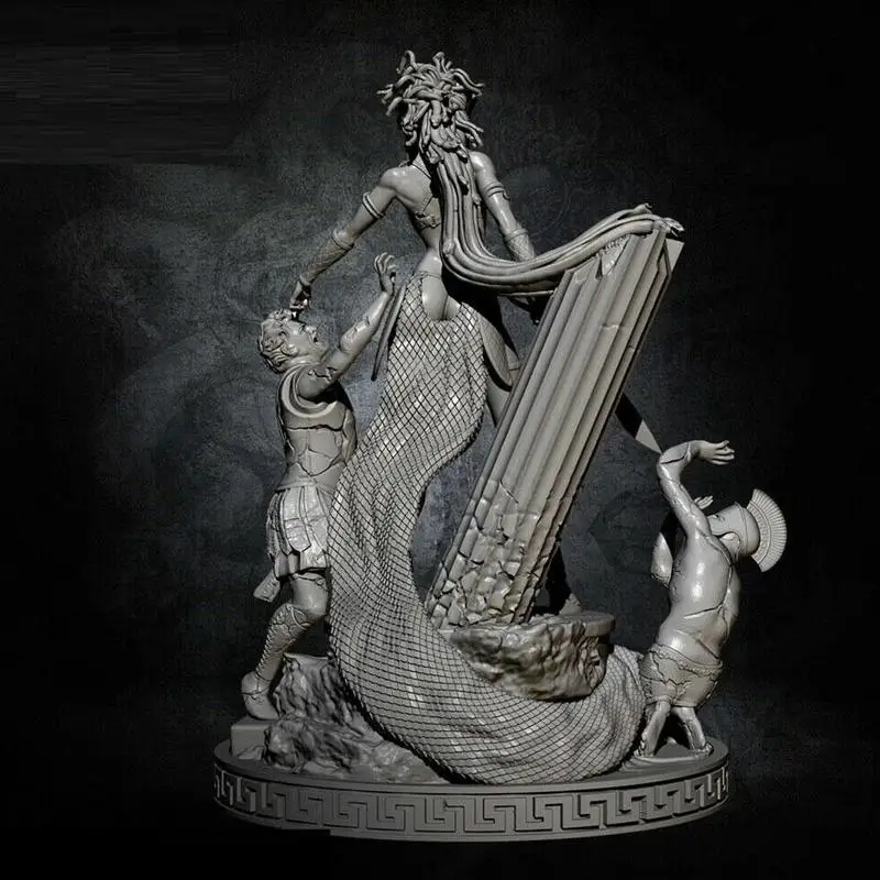 1:32 Scale Resin Figure Unpainted Model Kit Queen Medusa Collect Unassambled I1J0 | Игрушки и хобби