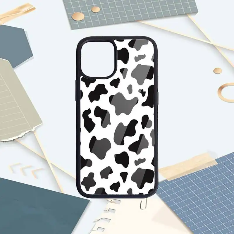 

Milk pattern pattern Phone Case PC for iPhone 11 12 pro XS MAX 8 7 6 6S Plus X 5S SE 2020 XR Luxury brand shell funda