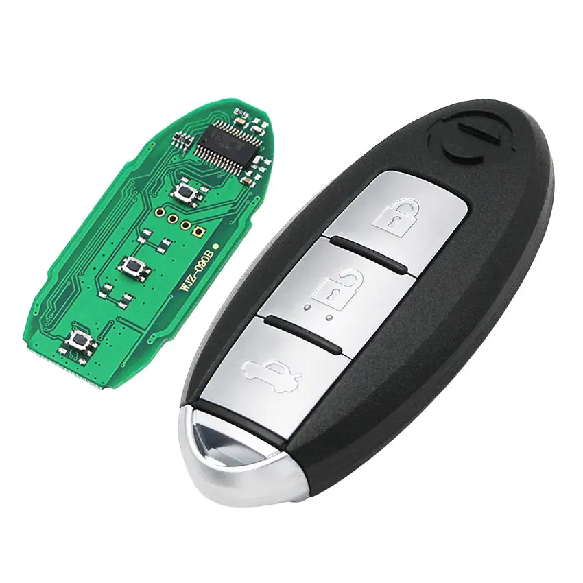 3 Button Keyless-go Remote Key FSK315MHz PCF7953M / HITAG AES 4A CHIP ：S180144103 (SUV)​ For Nissan X-Trail​ | Автомобили и