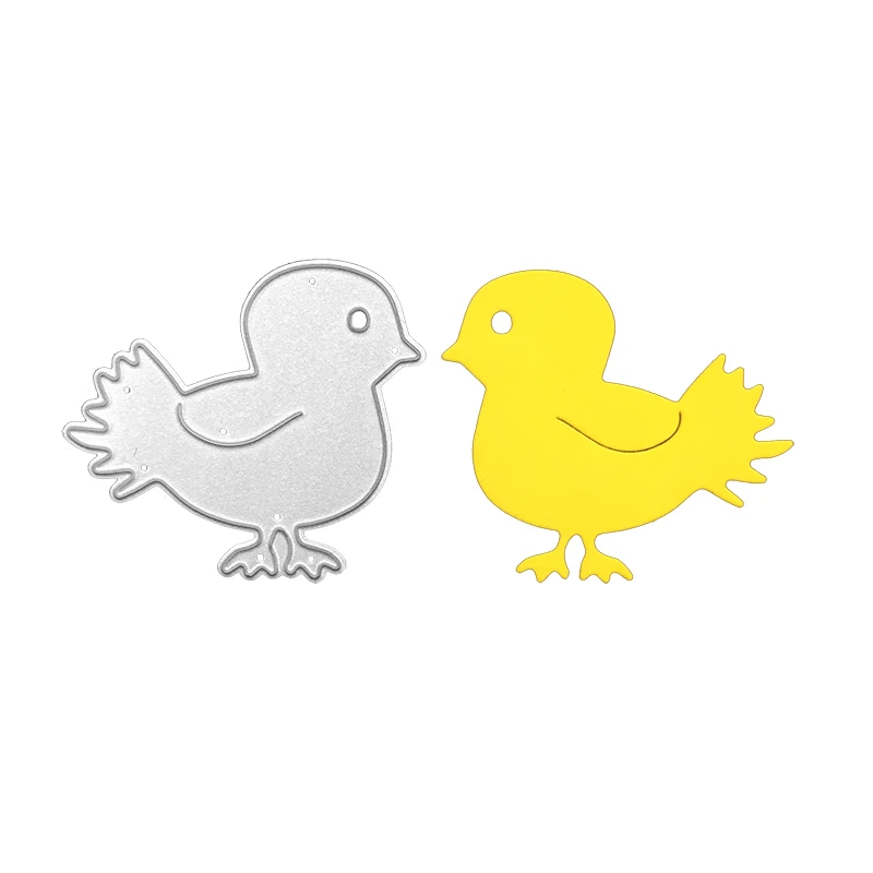 Штампованный нож цыпленка металлическая высечка для поздравительных открыток