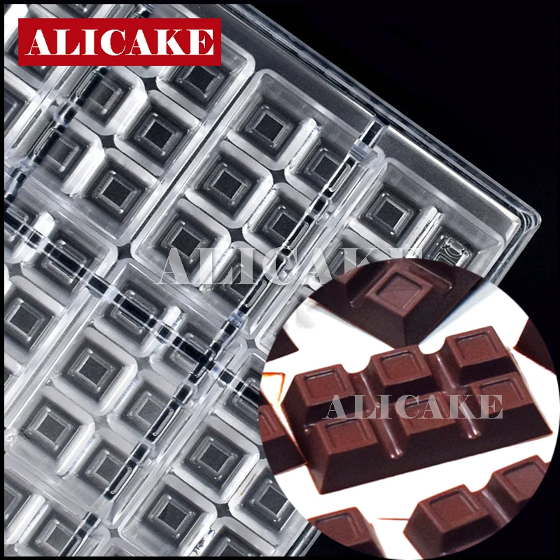 

16 Cavity Polycarbonate Chocolate Mold Cake Tools Mold For Chocolates Molds Shape Chocolate Bar