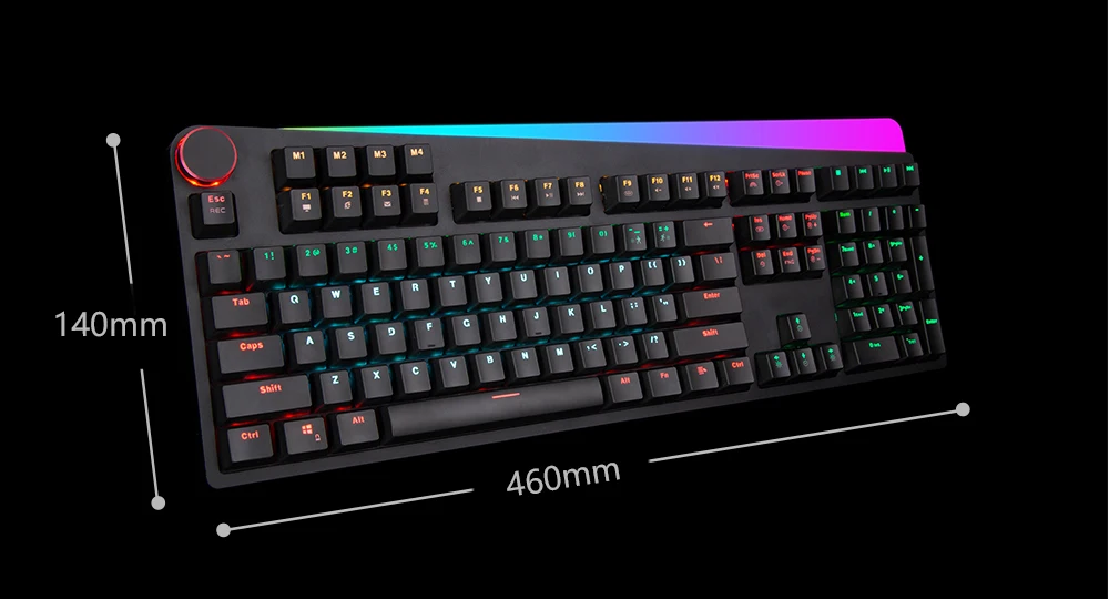 Русская/английская модель игровая механическая клавиатура RGB с подсветкой 112 клавиш оптическая ось USB Проводная клавиатура для компьютерного геймера
