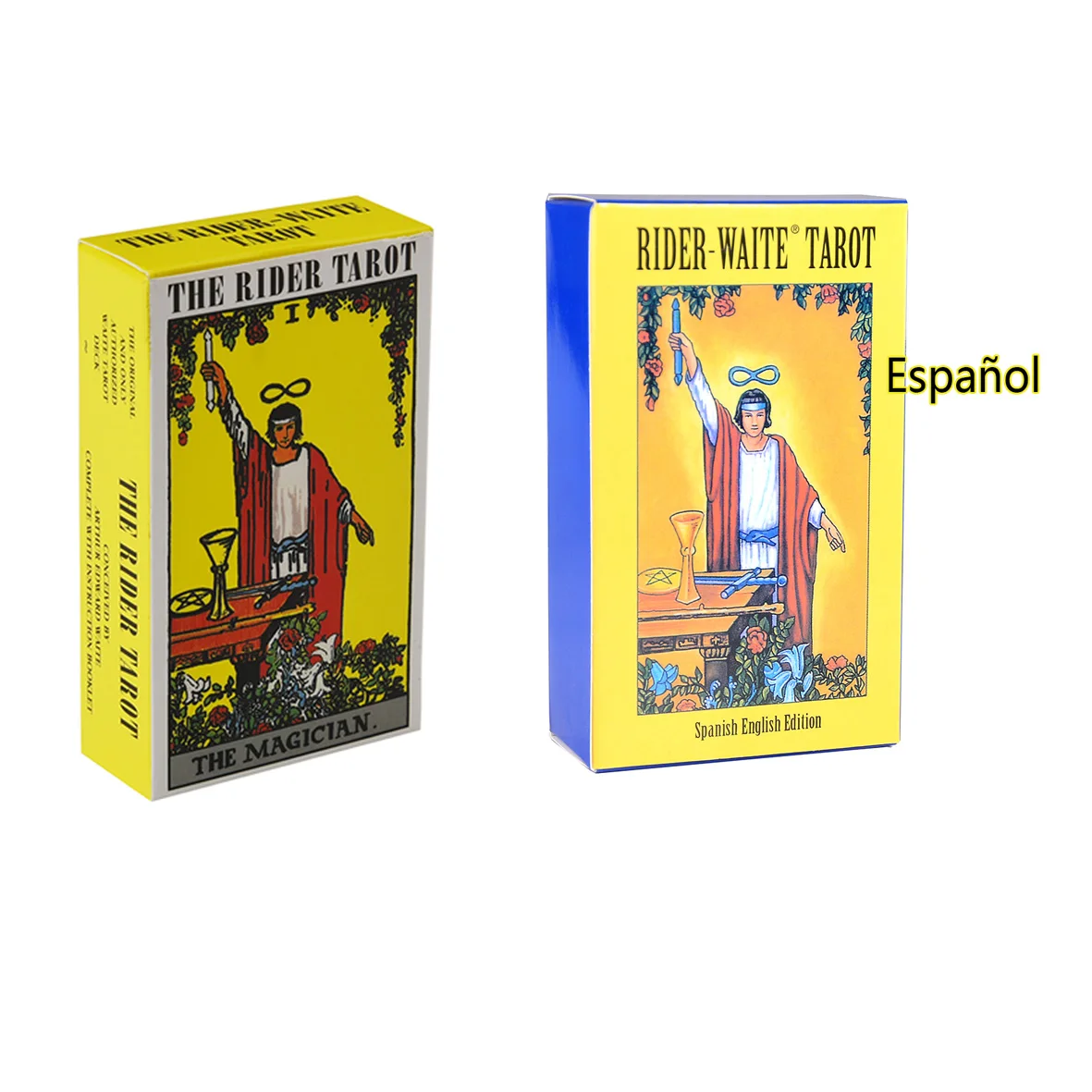 The Rider Waite Tarot английская и Испанская версия для карт начинающих читать