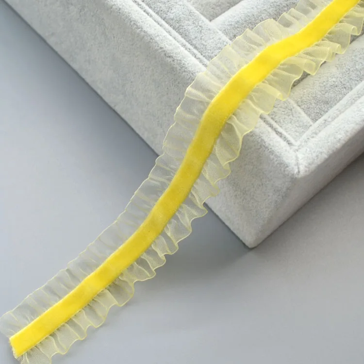 Эластичная бархатная лента 2 5 см кружевная шифоновая кружево ручной работы