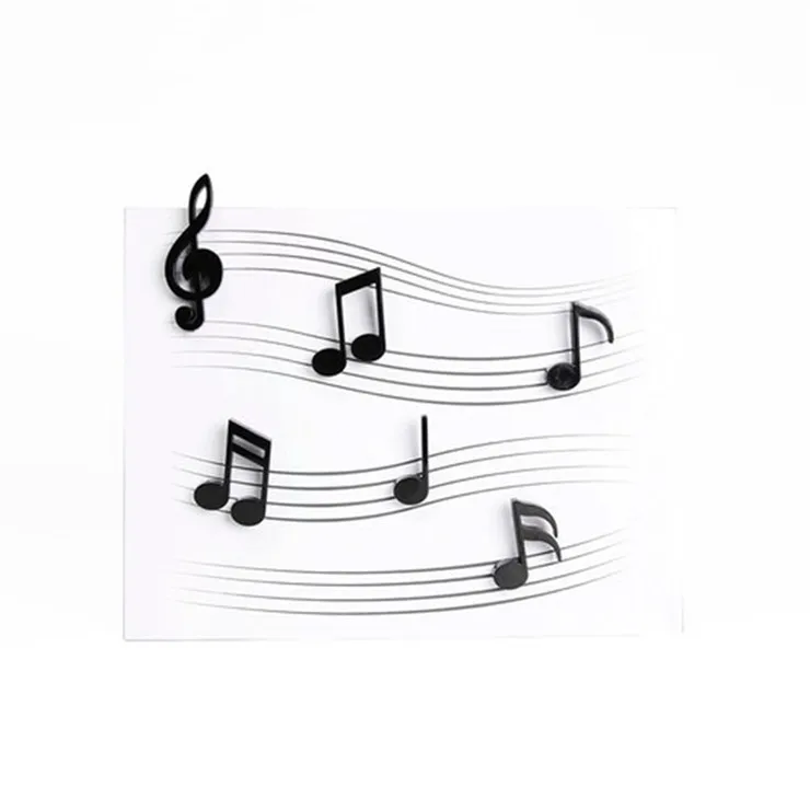 12 шт. музыкальный стиль фортепиано Мелодия Примечание ВЧ бас ключ на холодильник