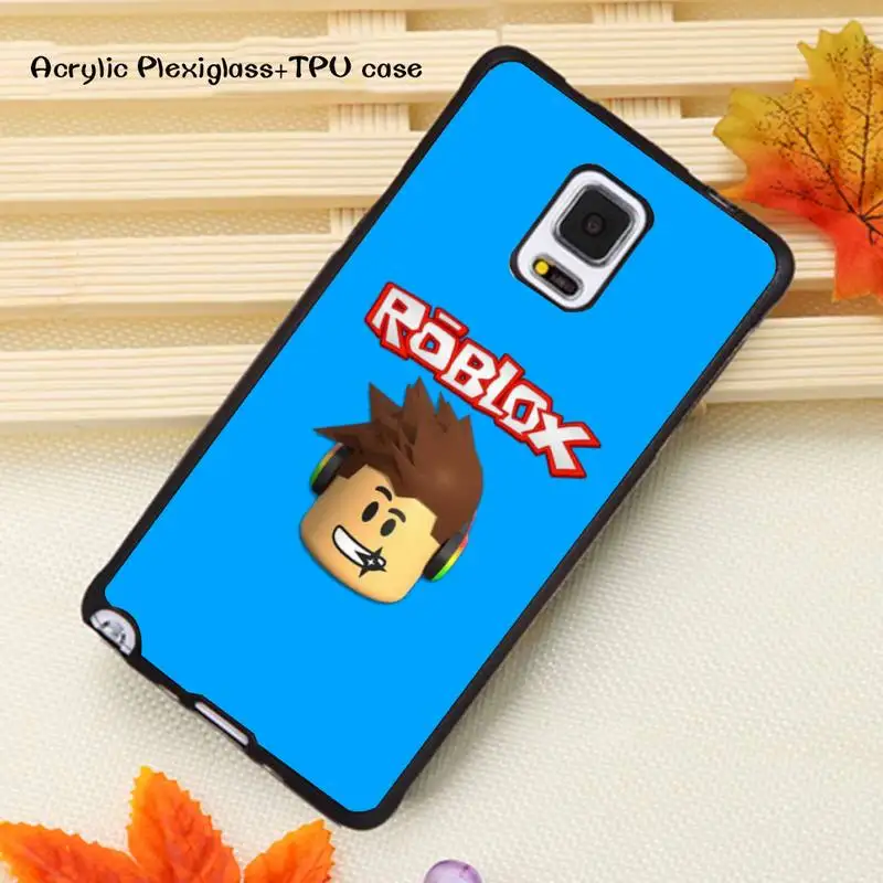 

Roblox games Phone Case Acrylic Plexiglass TPU For Samsung Note20 10 9 8 7 5 Pro ULTRA