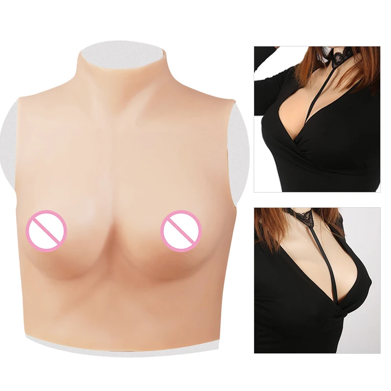Силиконовые груди формы пластины поддельные для кроссдресса транссексуалов При