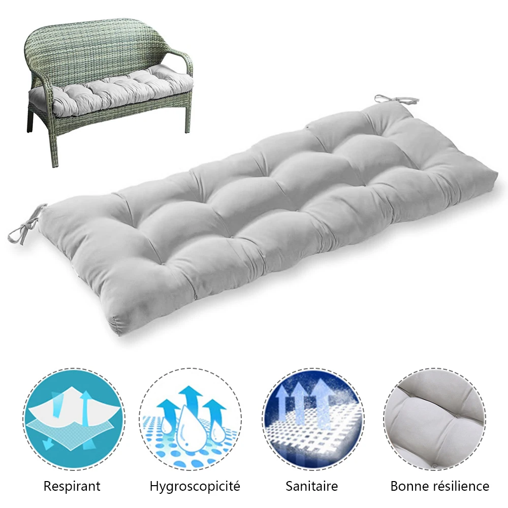 

Lounger Recliner Seat Cushion Garden Furniture Patio Chairs Pad Cushions Soft Lounger Bench Seat Chair Cushion Pillow 130x50cm