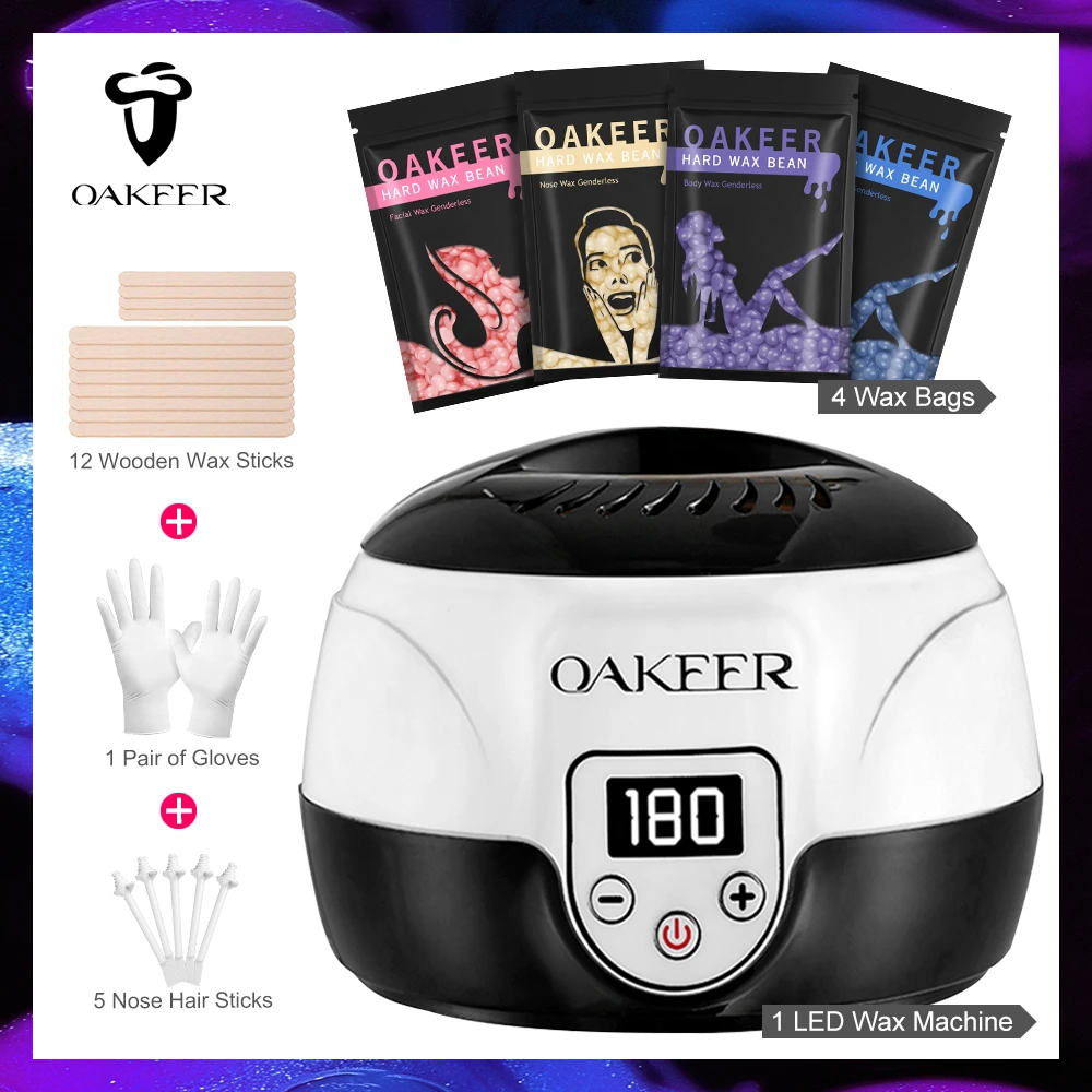 Набор для разогрева воска и парафина светодиодная чашка депиляции аппарат