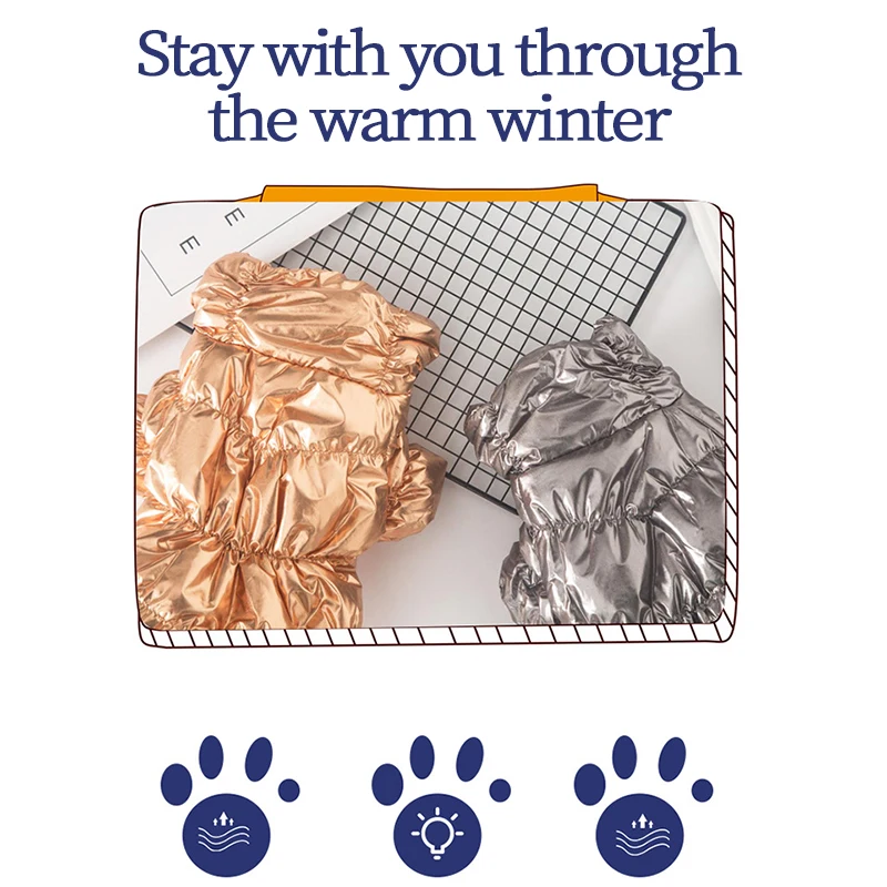 Непромокаемая одежда для собак осенне зимняя бархатная Толстая универсальная