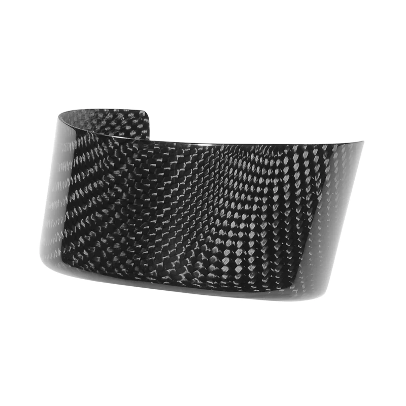 Для Alfa Romeo Stelvio Настоящее углеродное волокно передняя решетка украшение Логотип