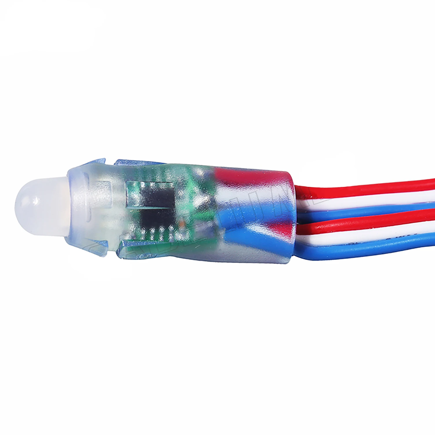1000 шт. DC5V 12V WS2811 IC RGB светодиодный модуль String светильник 12 мм полный Цвет IP68