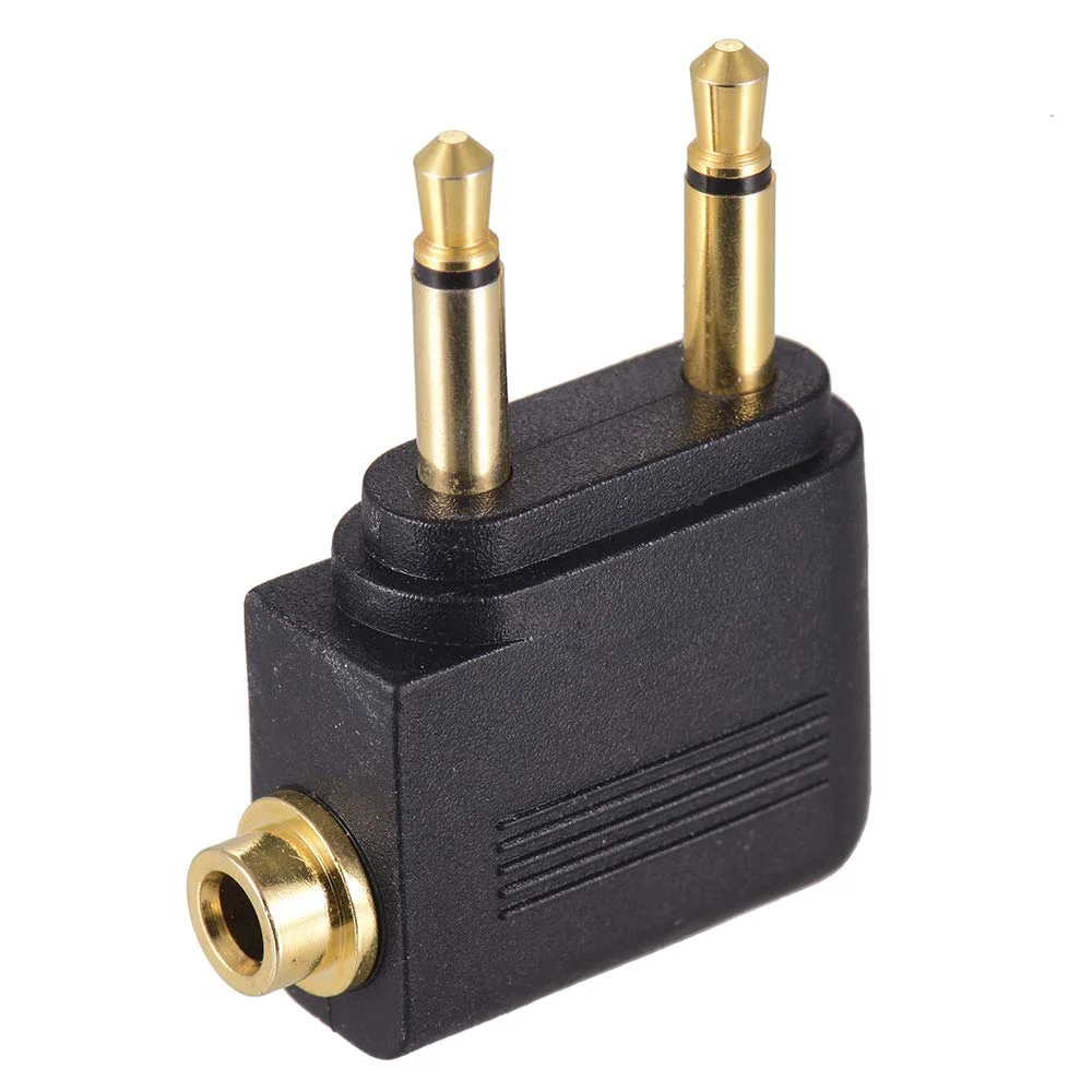 

Airplane Airline Flight Stereo Adapter for Skullcandy Riff Crusher Hesh 3 2 Cassette Uproar Grind Stim Lowrider Wired Headphones