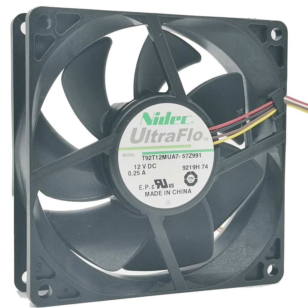 Для Nidec T92T12MUA7 57Z991 9 2 см DC 12V 0.25A 92*92*25 мм ШИМ Вентилятор охлаждения проектора|Кулеры
