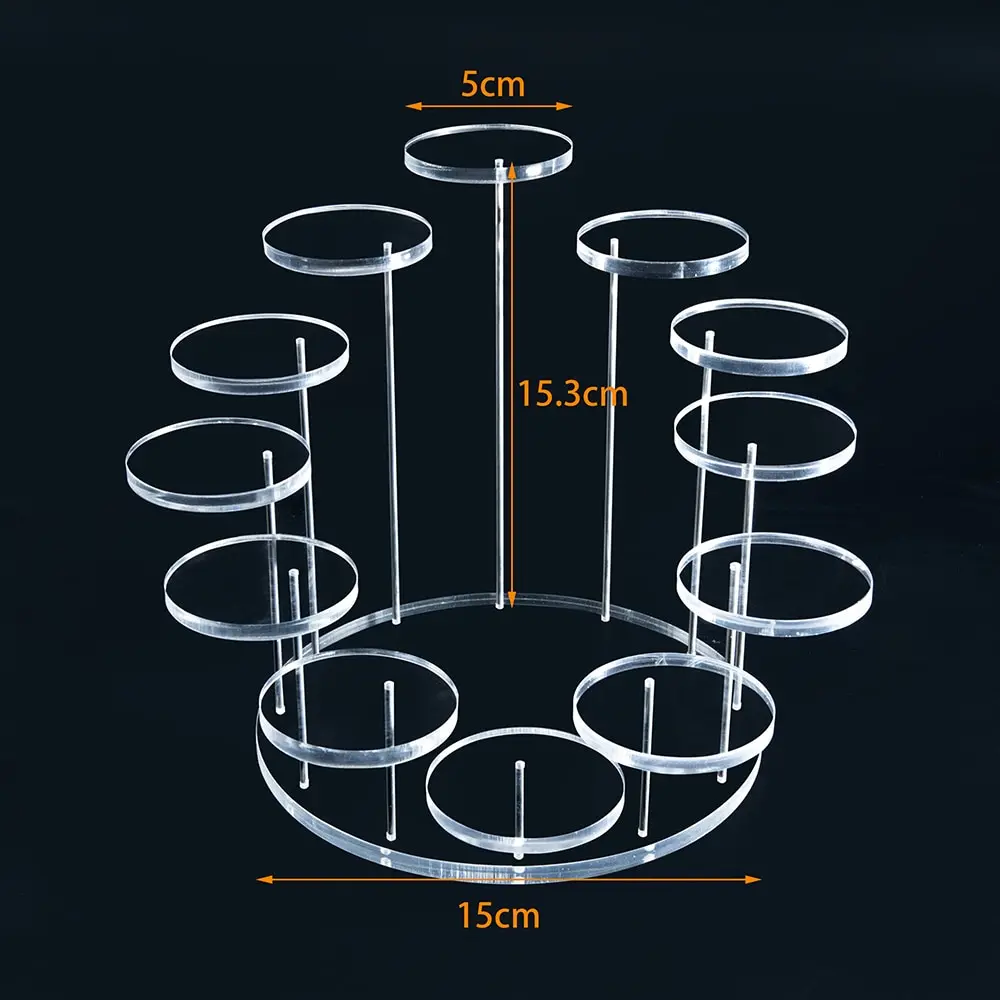 

New Portable Acrylic Products Display Stands Plexiglass Displaying Risers Shelves for Mini Figurines Collectibles Foods