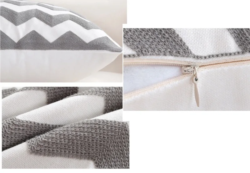 Декоративная наволочка Junwell из хлопчатобумажной ткани 45 см | Дом и сад