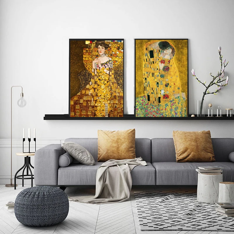 

Gustav Klimt Canvas Print Painting Retro Famous Poster Modern Home Decoration Hd Print Wall Art Unframed Picture For Living Room