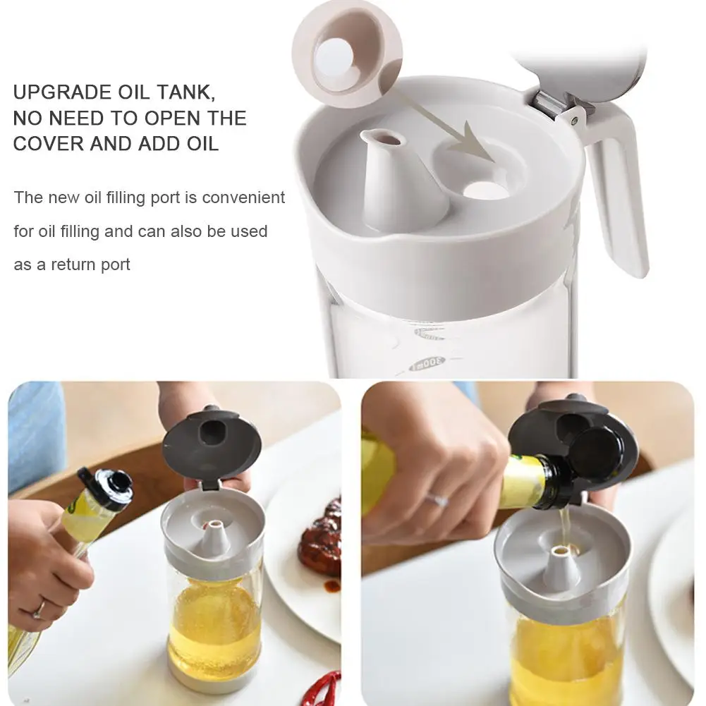 

Kitchen Cooking Vinegar Oil Soy Sauce Dispenser Leak-proof Glass Pouring Bottle Sauce Dispenser Leak-proof Glass Pouring Bottle