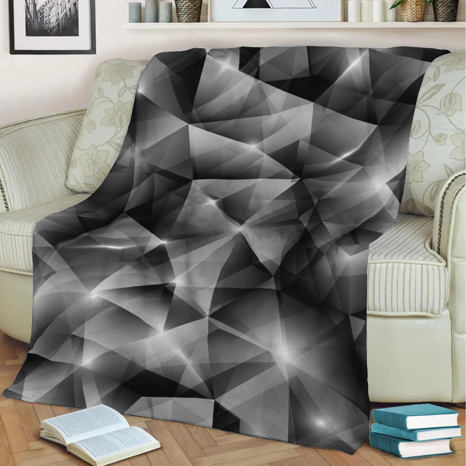 Бархатное плюшевое Флисовое одеяло с 3D принтом для бассейна покрывало из шерпы