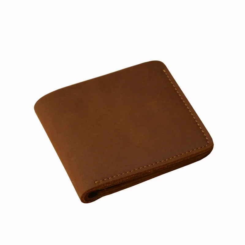 Мужские бумажники из натуральной кожи с карманом для монет на молнии мужской