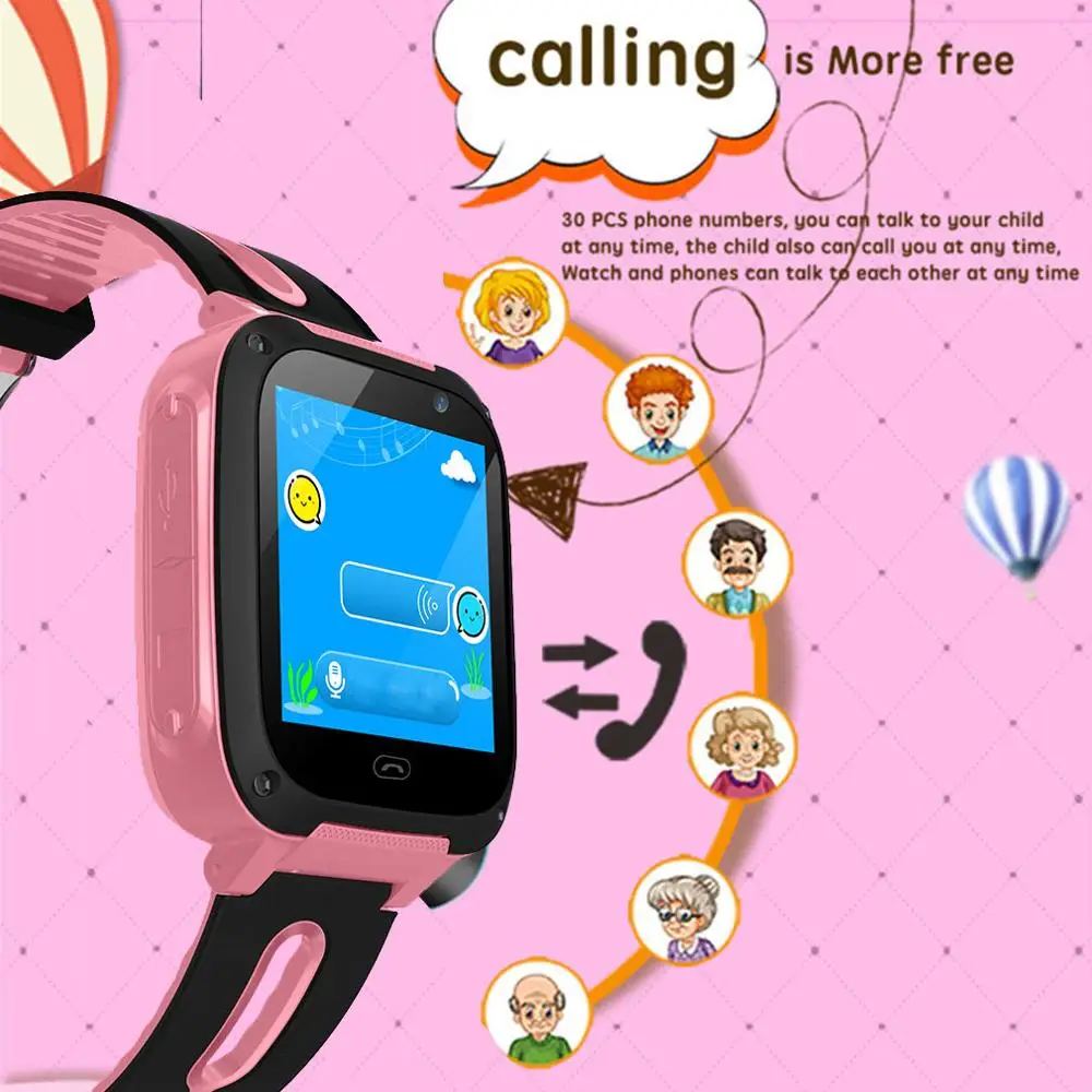 

2020 New Smart watch Kid SmartWatches GPS Baby Watch for Children SOS Call Location Finder Locator Tracker Anti Lost Monitor