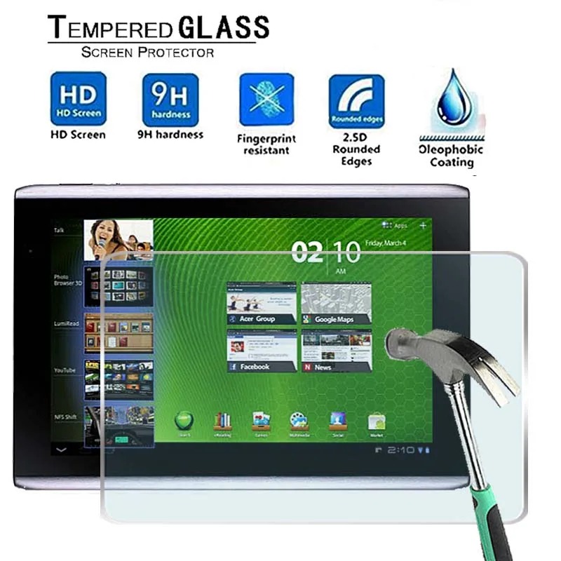 Закаленное стекло 9H для планшета Acer Icona Tab A500 A501 10 1 дюйма Защитная пленка