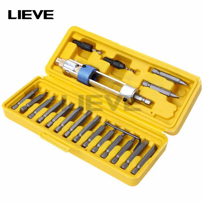 20 шт./компл. Новый высокоскоростной стальной двойной набор ручных Сверл с