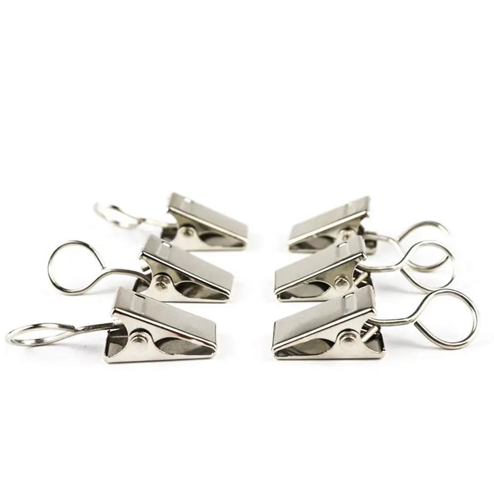 

20pcs Hot Sale Sturdy Durable Window Curtain Hook Clips Home Window Drapery Holder Accessories Drapery Hook Clamps Kit